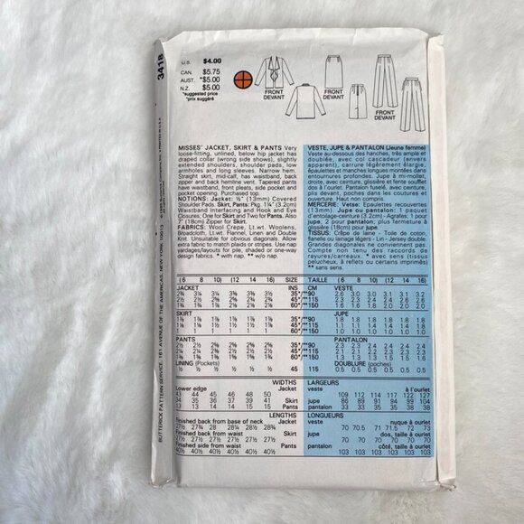 2 Butterick Sewing Patterns - Picture 3 of 5